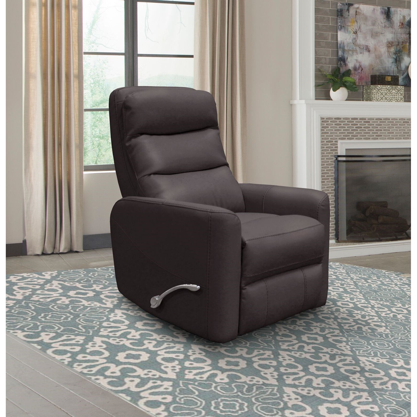 Paramount Living Hercules Contemporary Swivel Glider Recliner with